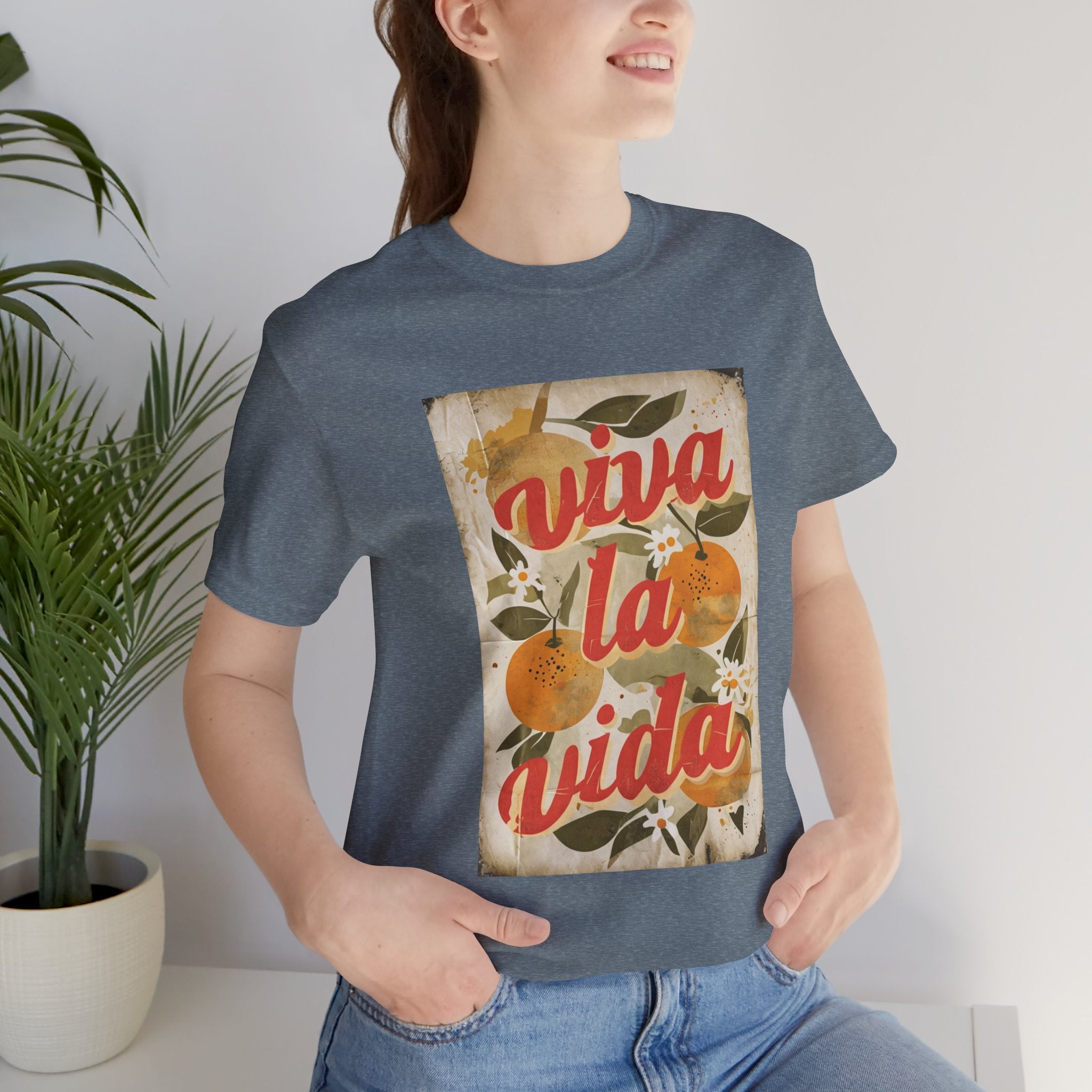 Viva La Vida Orange Floral Tee