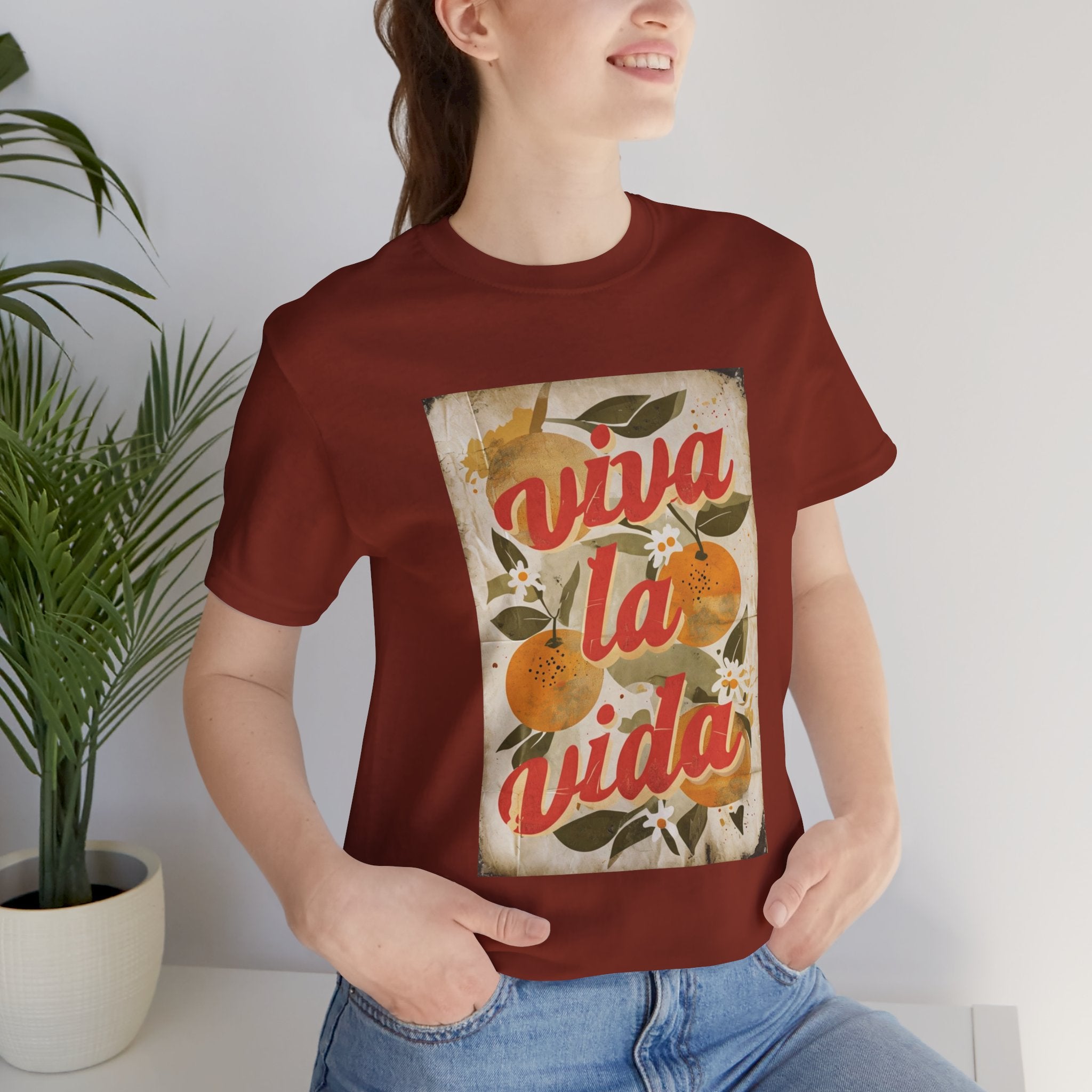 Viva La Vida Orange Floral Tee