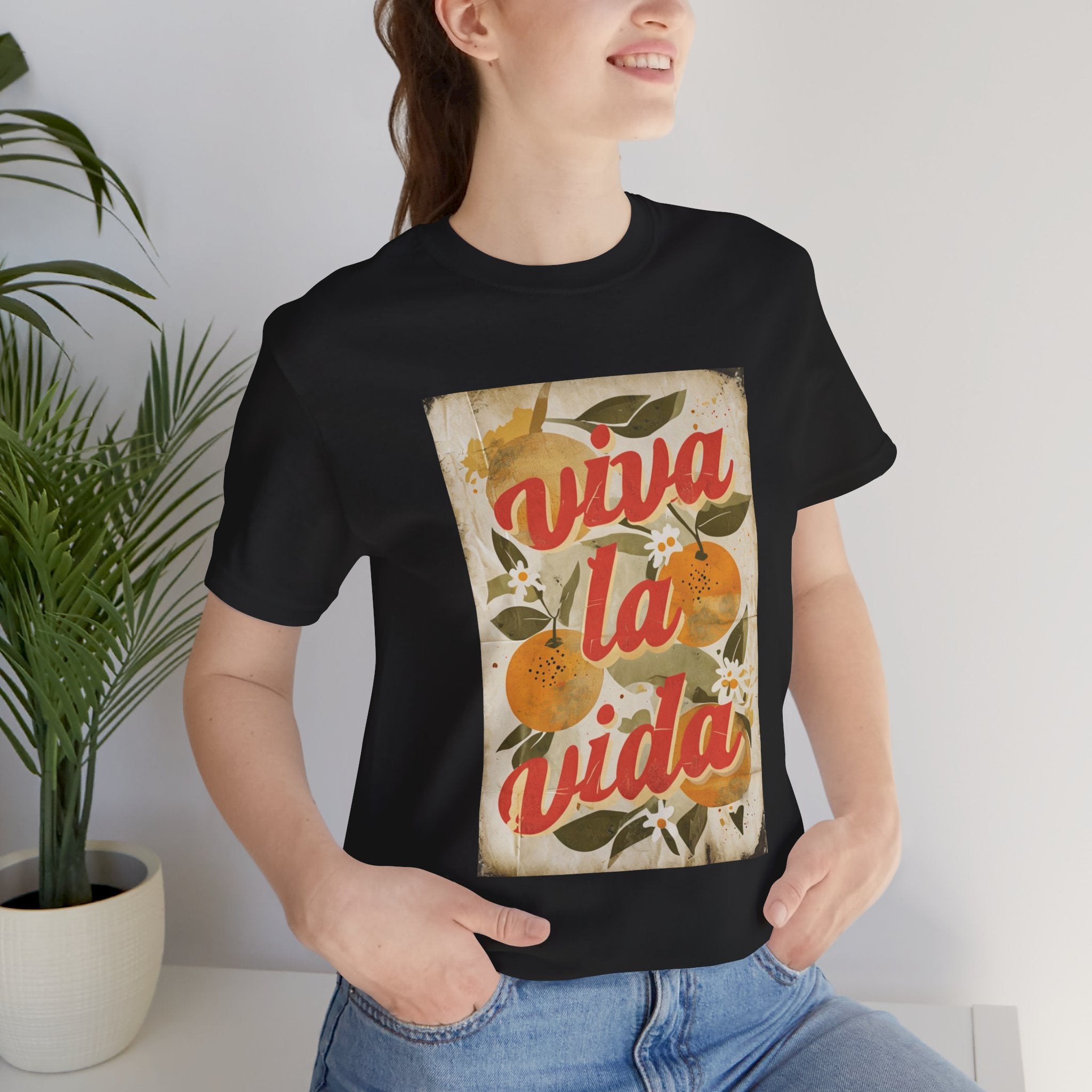 Viva La Vida Orange Floral Tee