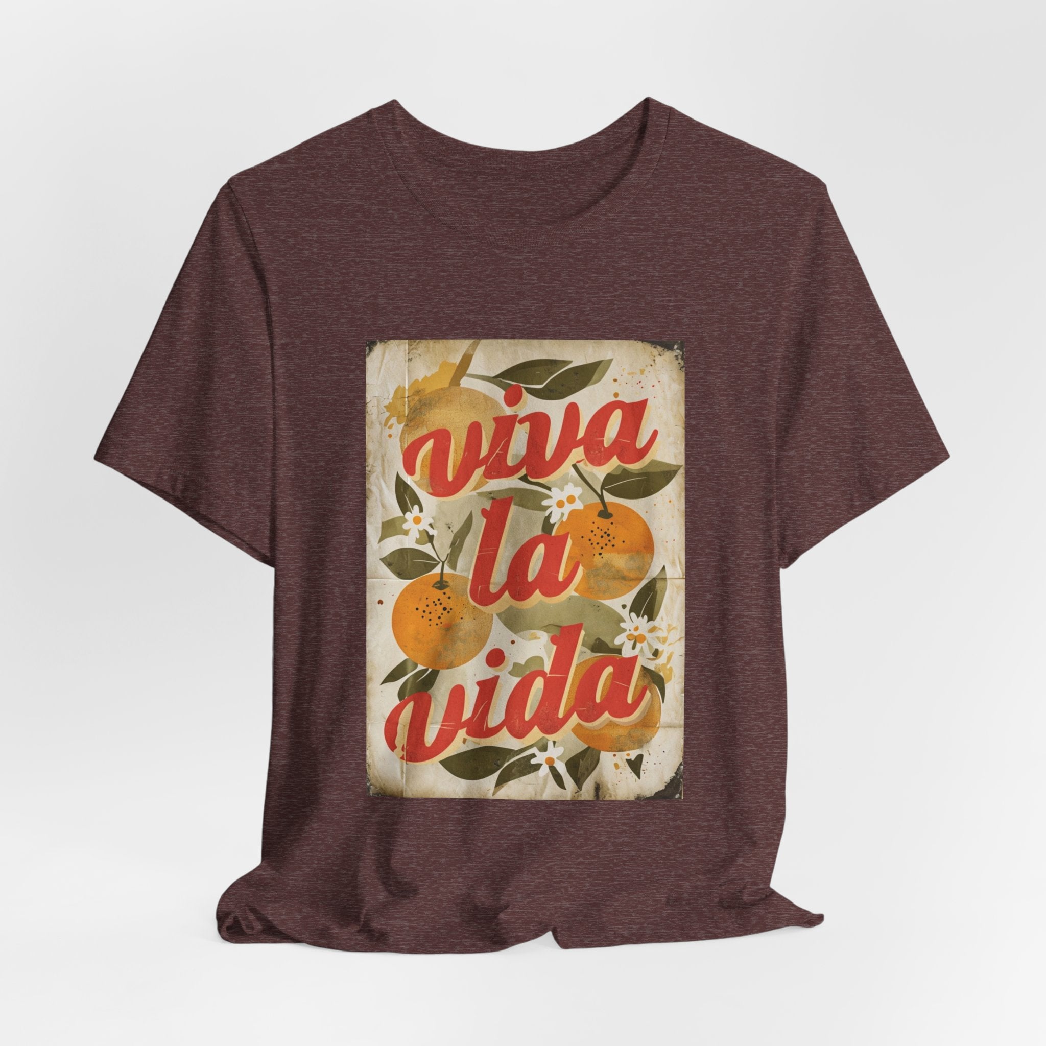 Viva La Vida Orange Floral Tee