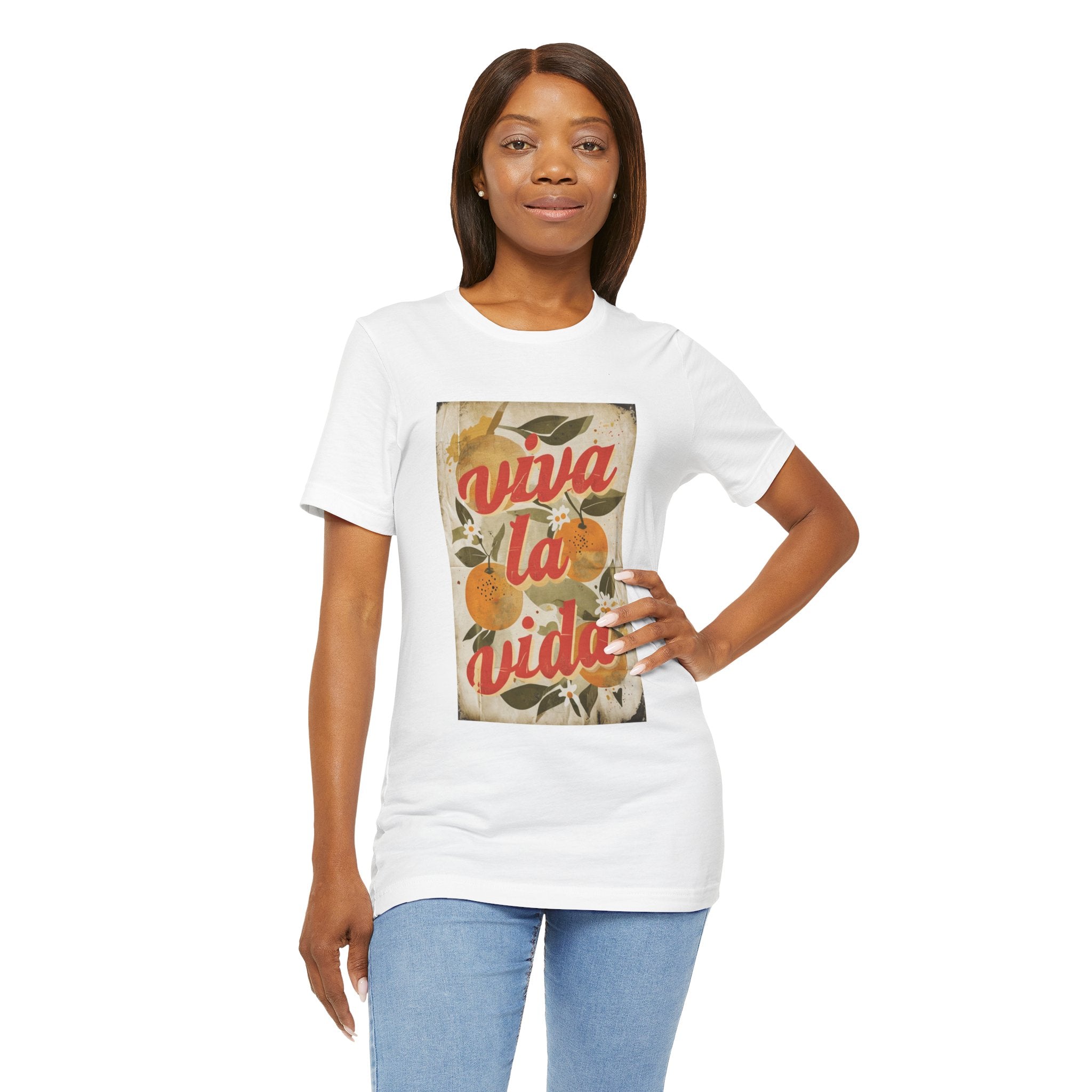 Viva La Vida Orange Floral Tee