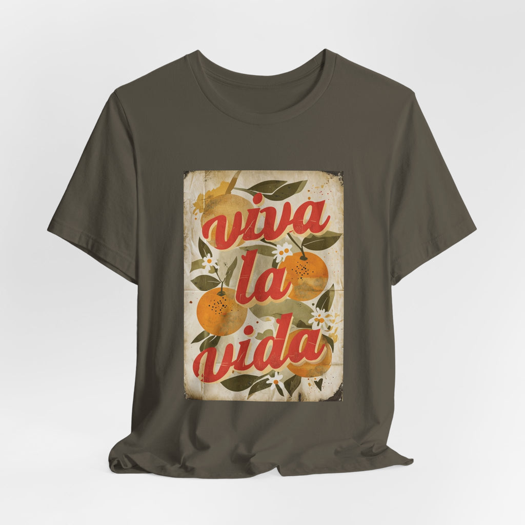 Viva La Vida Orange Floral Tee
