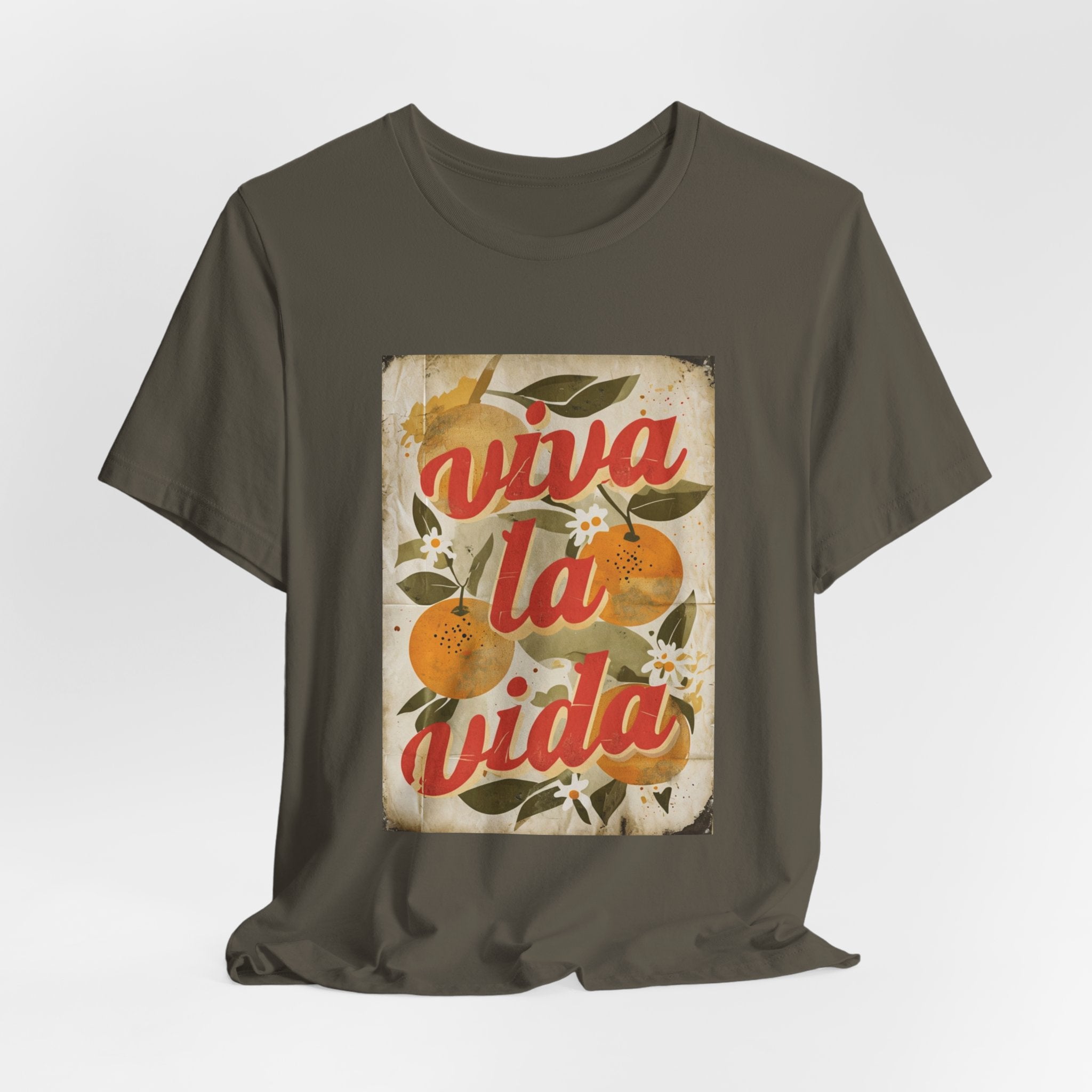 Viva La Vida Orange Floral Tee