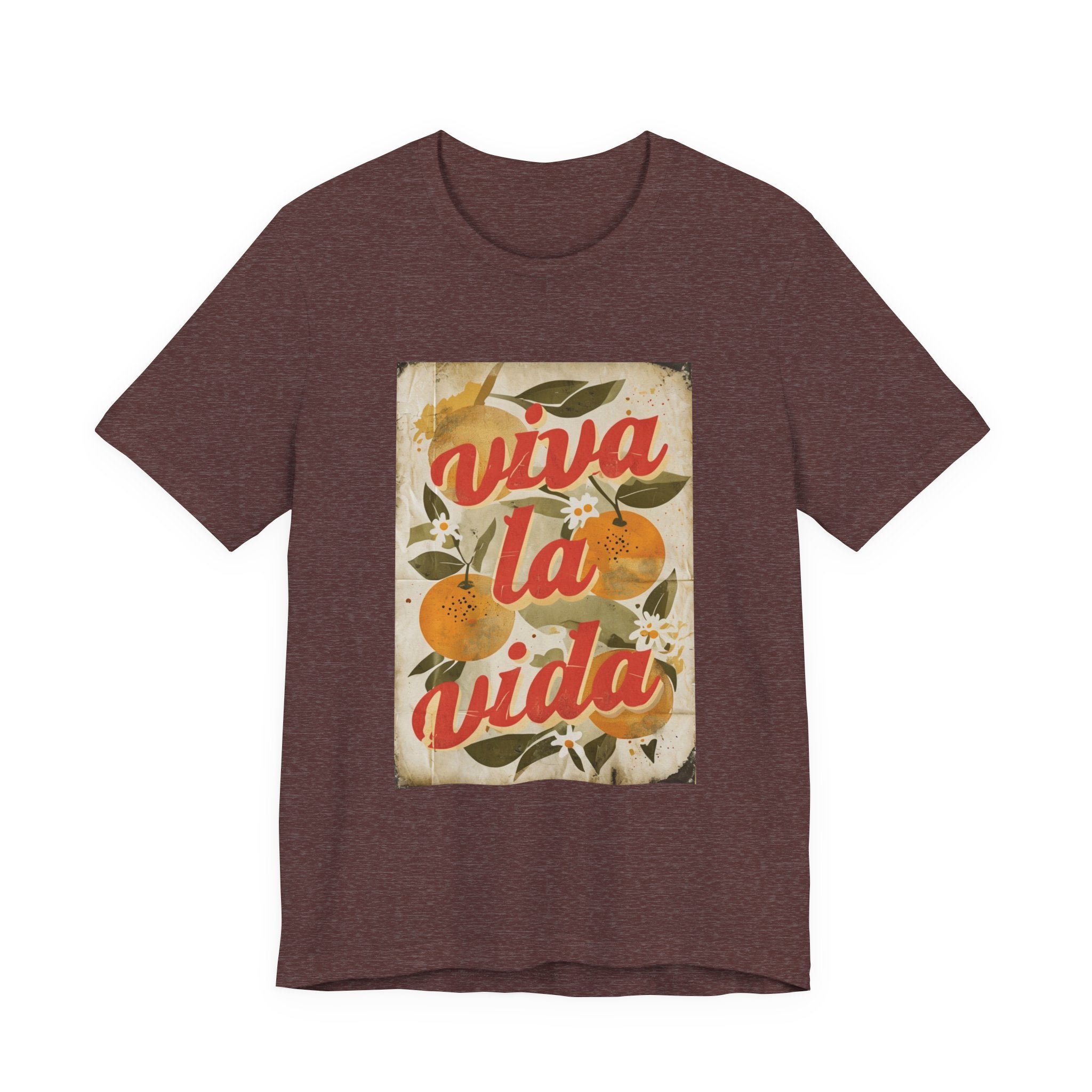 Viva La Vida Orange Floral Tee