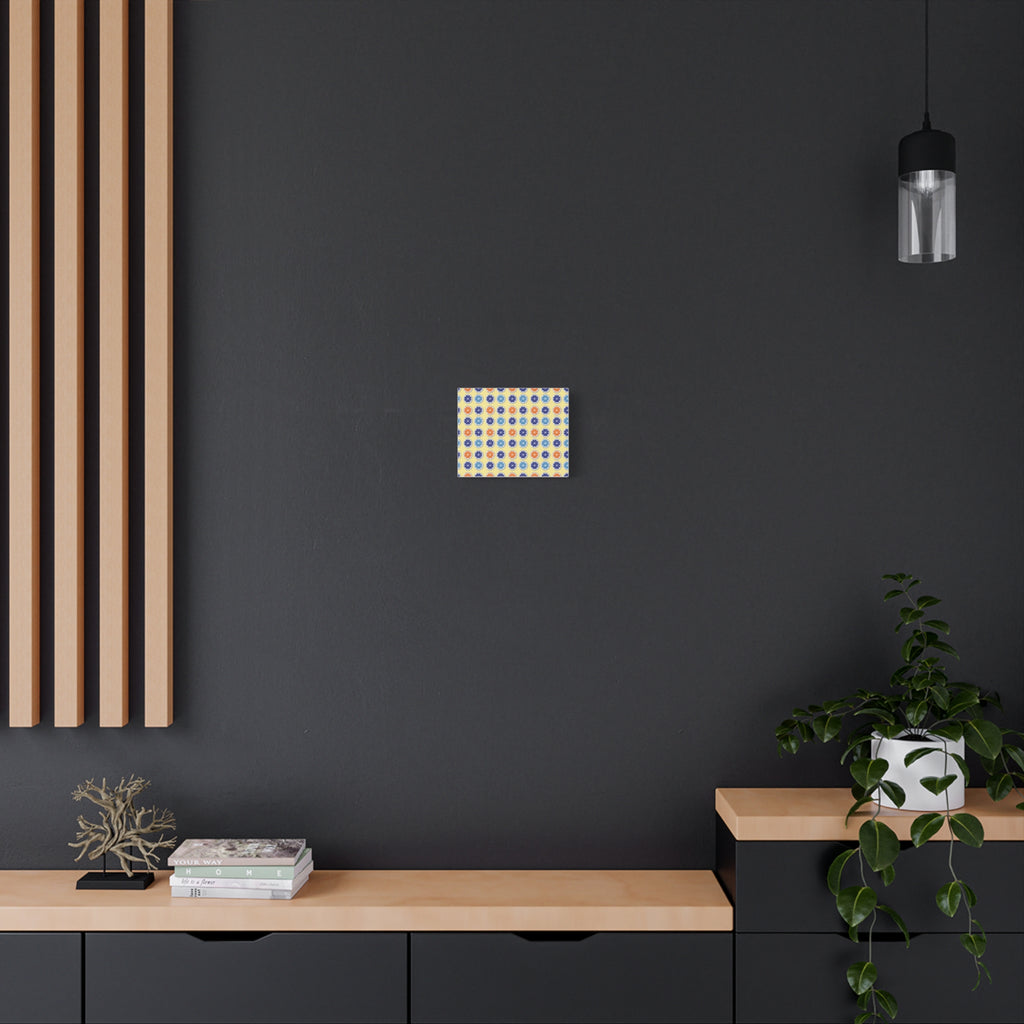 Citrus Pattern Matte Canvas Wall Art — Stretched 1.25"